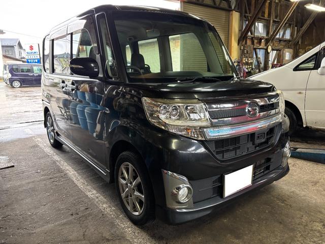 タント カスタムＸ　トップエディションＳＡ　バックモニター　両側スライドドア　片側電動スライドドア　ナビ地デジＴＶ　Ｂｌｕｅｔｏｏｔｈ　スマートキー　ＬＥＤヘッドランプ　ベンチシート　ハーフレザーシート（4枚目）