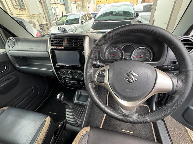 ジムニー ランドベンチャー　ワンオーナー　ターボ　５ＭＴ　ケンウッドワンセグナビ　ドライブレコーダー　バックカメラ　ＥＴＣ　モンスタースポーツハイトアップスプリング　リングイルミ付フォグランプ　フロントアンダーガーニッシュ（4枚目）