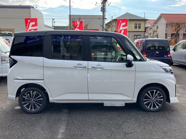 ルーミー カスタムＧ－Ｔ　登録済未使用車　衝突被害軽減システム　パノラミックビュー　コンフォートＰＫＧ　両側電動スライドドア　シートヒーター　メーカー保証５年１０万キロ（7枚目）