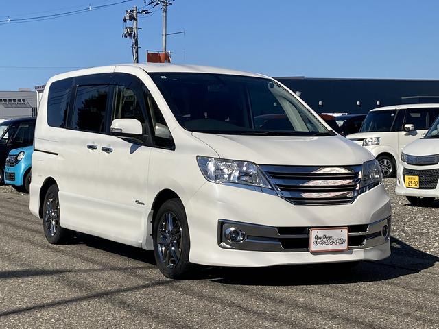 セレナ ライダー　Ｓ－ハイブリッド　車検Ｒ８／９　ナビ　Ｂｌｕｅｔｏｏｔｈ　バックカメラ　フルセグＴＶ　リアモニター　パワースライドドア　ＥＴＣ　オートライト（3枚目）