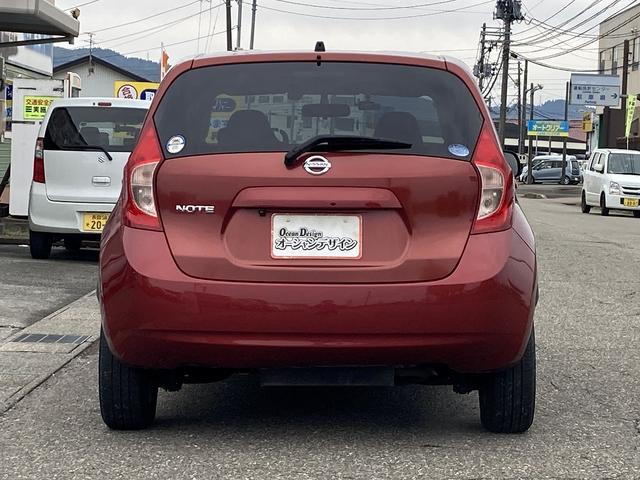 ノート Ｘ　ＦＯＵＲ　４ＷＤ　車検２年　ナビ　バックカメラ　Ｂｌｕｅｔｏｏｔｈ　ＴＶ　スマートキー　ドライブレコーダー　エンジンスターター　アルミ（7枚目）