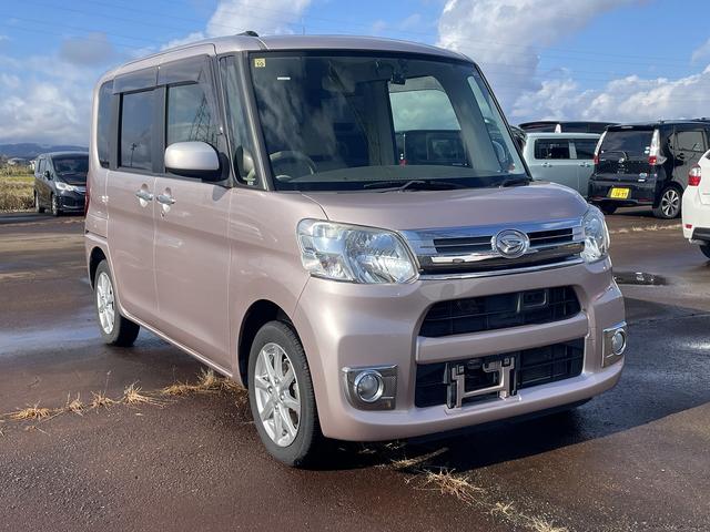 タント Ｘターボ　ＳＡ　４ＷＤ　車検２年　ナビ　バックカメラ　Ｂｌｕｅｔｏｏｔｈ　ＤＶＤ　ＵＳＢ　両側スライドドア　衝突被害軽減ブレーキ　ＥＴＣ（3枚目）