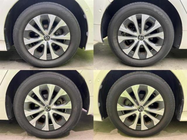 プリウス 4WD A 新品タイヤ/保証書/純正 SDナビ/パーキングアシスト 自動操舵/ドライブレコーダー 前後/ヘッドランプ LED/USBジャック/Bluetooth接続/ETC/ABS/クルーズコントロール 4WD(44枚目)