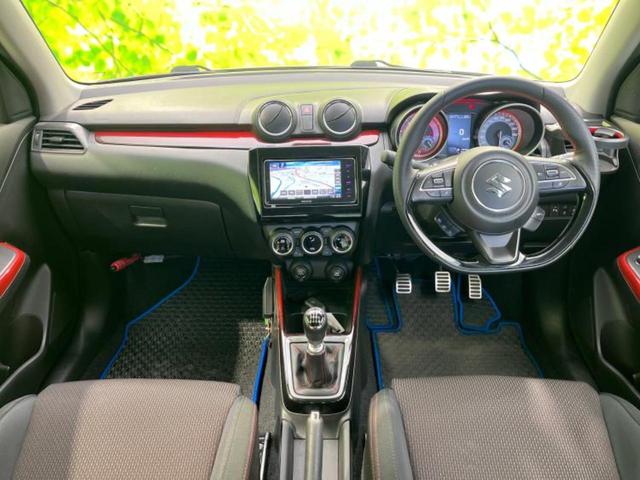 スイフトスポーツ スポーツ 新品タイヤ/社外 SDナビ/衝突安全装置/シートヒーター/全方位モニター/車線逸脱防止支援システム/ドライブレコーダー 前後/ヘッドランプ LED/USBジャック/Bluetooth接続/ETC(4枚目)