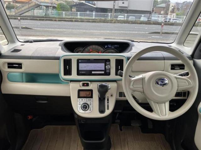 ムーヴキャンバス GメイクアップSA2 新品タイヤ/保証書/社外 SDナビ/両側電動スライドドア/ヘッドランプ LED/Bluetooth接続/ETC/EBD付ABS/横滑り防止装置/アイドリングストップ/バックモニター/フルセグTV(4枚目)