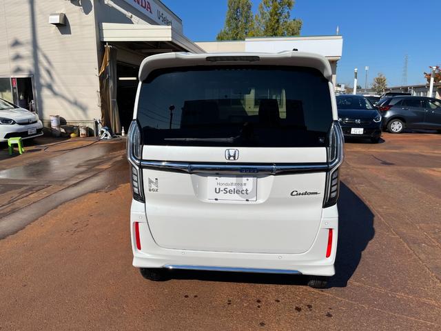 N-BOXカスタム L スマ-トキ- AC キーレスエントリー オートクルーズ LED コーナーセンサー Rカメラ 横滑防止装置 サイドカーテンエアバック ABS パワーステアリング ETC 盗難防止システム エアバッグ(6枚目)