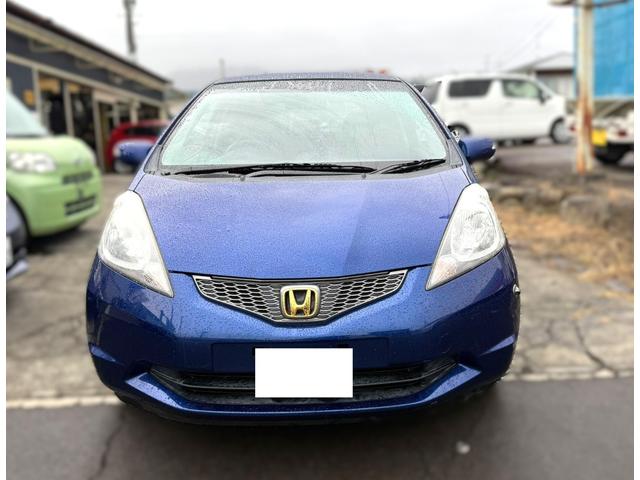 フィット X ナビTV ETC シートヒーター クルーズコントロール オートエアコン スマートキー 走行距離9.2万キロ 車検整備付き 修復歴無し ブルー(3枚目)