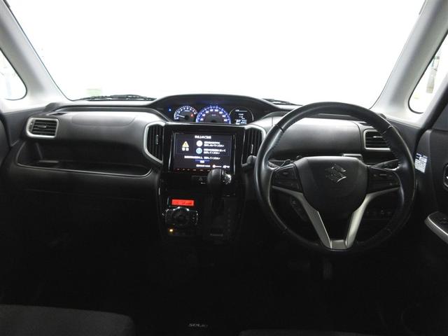 ソリオバンディット ハイブリッドMV 4WD フルセグ メモリーナビ DVD再生 ミュージックプレイヤー接続可 バックカメラ 衝突被害軽減システム ETC 両側電動スライド LEDヘッドランプ ウオークスルー ワンオーナー フルエアロ(8枚目)