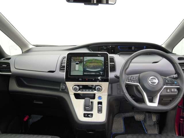 セレナ １．２　ｅ－ＰＯＷＥＲ　ハイウェイスター　Ｖ　Ｗパワースライドドア　インテリジェントセーフティ　追従クルーズ　インテリジェントキ　寒冷地仕様　ＬＥＤヘッドライト　ＥＴＣ付き　メモリナビ　車線逸脱センサー　イモビ　ドライブレコーダー　キーフリー（4枚目）