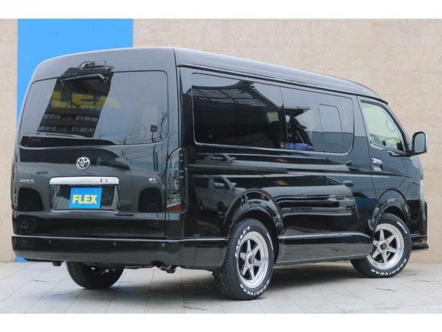 GL ライトカスタム車 3No 10人乗り レザー調シートカバー ファブレスXR-6アルミ 玄武ローダウンブロックKIT 木目調インテリアパネル オリジナルオーバーフェンダー オリジナルリップスポイラー(2枚目)
