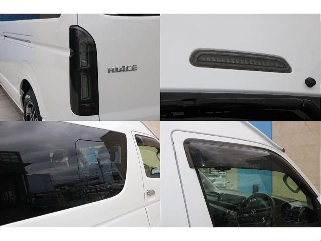 ハイエースワゴン グランドキャビン　グランドキャビン４ＷＤ・１インチローダウン・フロントスポイラー・Ｄｅｌｆ０６　１７インチアルミホイール・ナスカータイヤ・オーバーフェンダー・ＬＥＤテールランプ・ＬＥＤハイマウント・ナビ（17枚目）