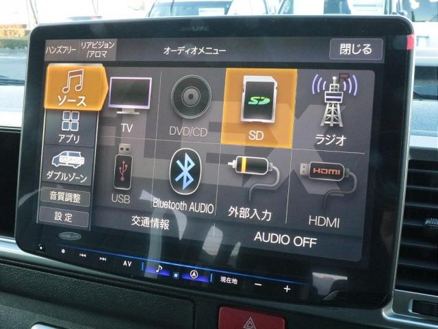 ハイエースワゴン グランドキャビン ファインテックツアラー ベージュ ファインテックツアラー キャプテンシート4脚 オリジナルフロントスポイラー ローダウン BIGXナビ フリップダウン ETC シートカバー ベットキット バルベロ17インチ ナスカータイヤ(12枚目)