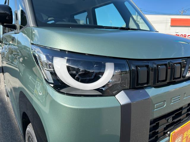 デリカミニ Ｔ　プレミアム　届出済未使用車　４ＷＤ　ＣＶＴ　両側電動スライドドア　クリアランスソナー　オートクルーズコントロール　オートライト　ＬＥＤヘッドランプ　スマートキー　アイドリングストップ　シートヒーター　ベンチシート（31枚目）