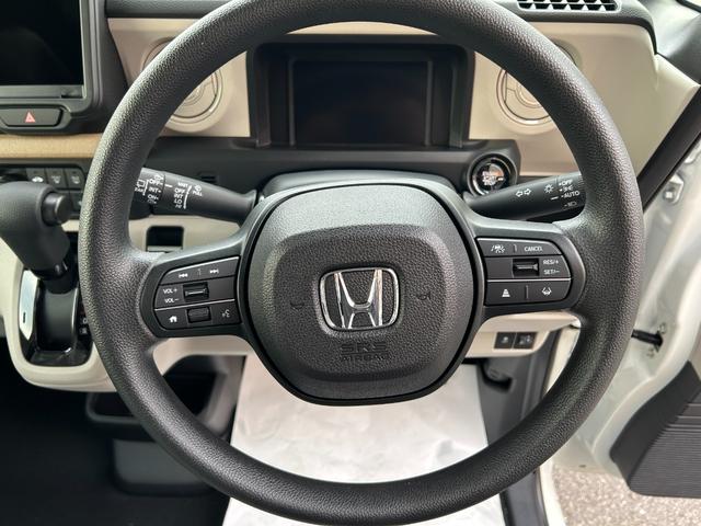 Ｎ－ＢＯＸ ベースグレード　届出済未使用車　ＣＶＴ　バックカメラ　両側スライド・片側電動　クリアランスソナー　オートクルーズコントロール　レーンアシスト　衝突被害軽減システム　オートライト　ＬＥＤヘッドランプ　スマートキー（9枚目）