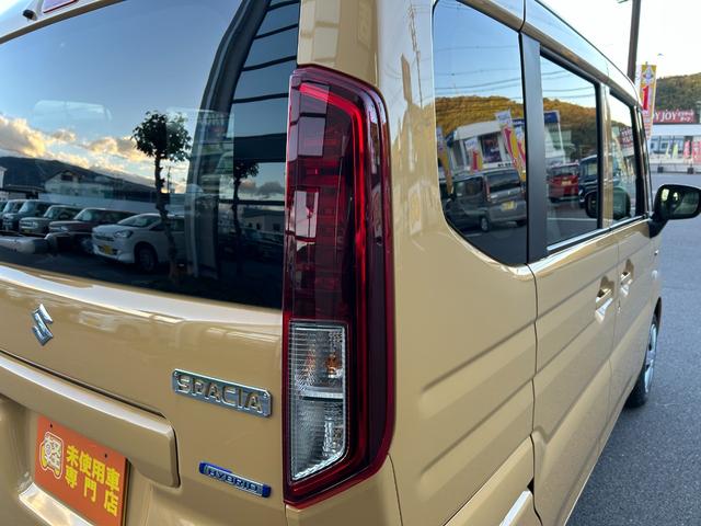 スペーシア ハイブリッドＧ　届出済未使用車　ＣＶＴ　両側スライドドア　クリアランスソナー　衝突被害軽減システム　オートライト　ＬＥＤヘッドランプ　スマートキー　電動格納ミラー　ベンチシート　盗難防止システム　ＡＢＳ　ＥＳＣ（43枚目）