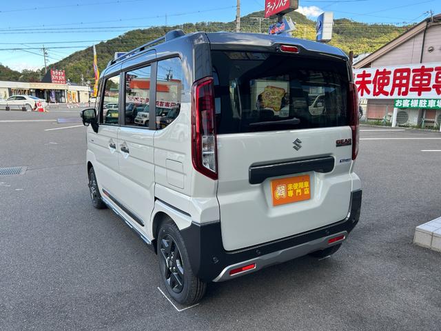 スペーシアギア ハイブリッドＸＺ　届出済未使用車　４ＷＤ　ＣＶＴ　両側電動スライドドア　クリアランスソナー　オートクルーズコントロール　レーンアシスト　衝突被害軽減システム　オートライト　ＬＥＤヘッドランプ　ヘッドライトウォッシャー（23枚目）