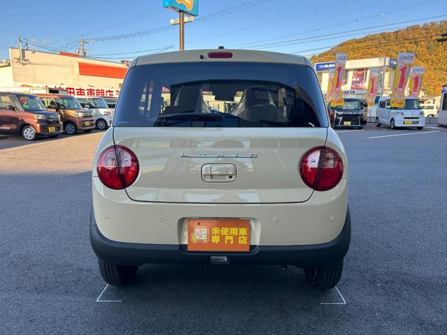 アルトラパン Ｇ　届出済未使用車　４ＷＤ　ＣＶＴ　クリアランスソナー　レーンアシスト　衝突被害軽減システム　スマートキー　アイドリングストップ　シートヒーター　ベンチシート　盗難防止システム　ＥＳＣ　衝突安全ボディ（22枚目）