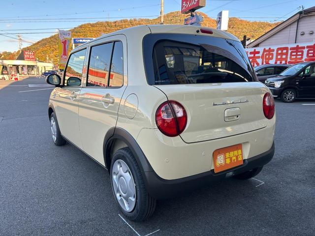 アルトラパン Ｇ　届出済未使用車　４ＷＤ　ＣＶＴ　クリアランスソナー　レーンアシスト　衝突被害軽減システム　スマートキー　アイドリングストップ　シートヒーター　ベンチシート　盗難防止システム　ＥＳＣ　衝突安全ボディ（23枚目）