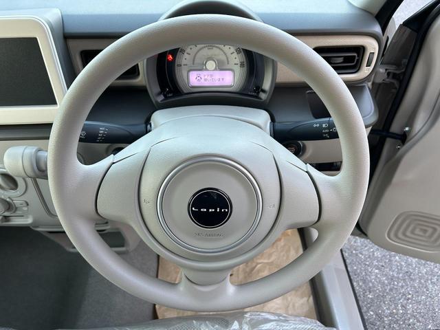 アルトラパン G 届出済未使用車 CVT クリアランスソナー レーンアシスト 衝突被害軽減システム オートライト スマートキー アイドリングストップ 電動格納ミラー シートヒーター ベンチシート 盗難防止システム(9枚目)