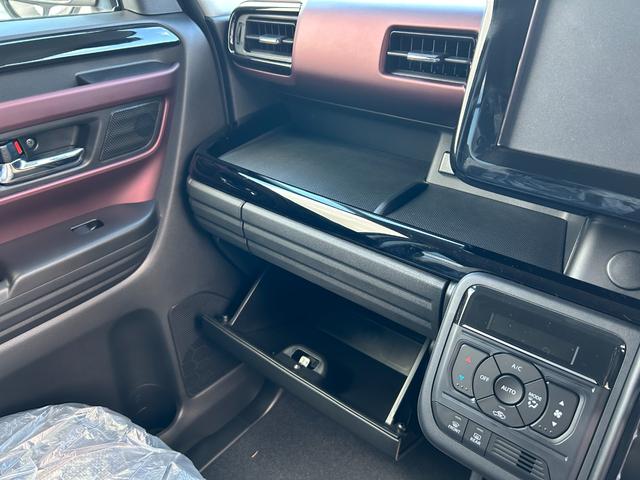 スペーシアカスタム ハイブリッドＧＳ　届出済未使用車　ＣＶＴ　両側スライド・片側電動　クリアランスソナー　オートクルーズコントロール　レーンアシスト　衝突被害軽減システム　オートライト　ＬＥＤヘッドランプ　スマートキー　電動格納ミラー（45枚目）