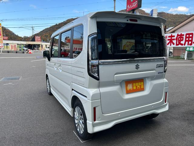 スペーシアカスタム ハイブリッドGS 届出済未使用車 CVT 両側スライド・片側電動 クリアランスソナー オートクルーズコントロール レーンアシスト 衝突被害軽減システム オートライト LEDヘッドランプ スマートキー 電動格納ミラー(23枚目)