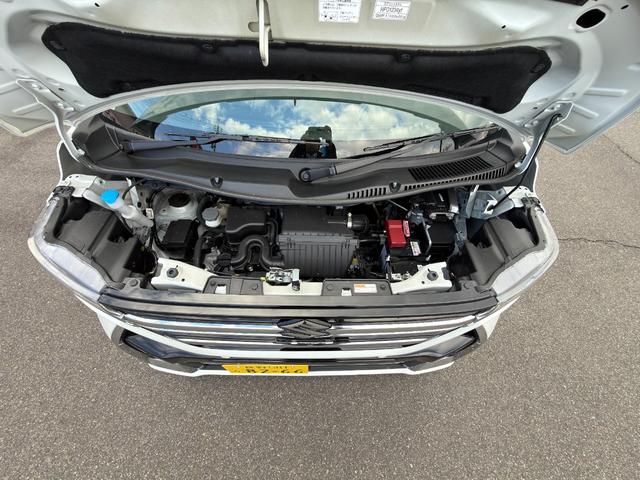 スペーシアカスタム ハイブリッドGS 届出済未使用車 CVT 両側スライド・片側電動 クリアランスソナー オートクルーズコントロール レーンアシスト 衝突被害軽減システム オートライト LEDヘッドランプ スマートキー 電動格納ミラー(26枚目)