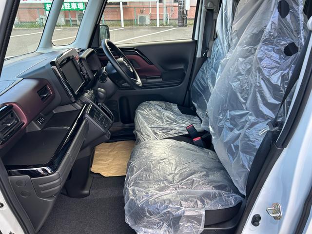 スペーシアカスタム ハイブリッドGS 届出済未使用車 CVT 両側スライド・片側電動 クリアランスソナー オートクルーズコントロール レーンアシスト 衝突被害軽減システム オートライト LEDヘッドランプ スマートキー 電動格納ミラー(46枚目)