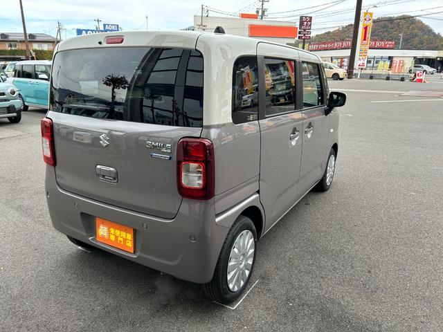 ワゴンＲスマイル ハイブリッドＳ　届出済未使用車　ＣＶＴ　両側スライド・片側電動　クリアランスソナー　オートクルーズコントロール　レーンアシスト　衝突被害軽減システム　オートライト　ＬＥＤヘッドランプ　スマートキー　電動格納ミラー（21枚目）