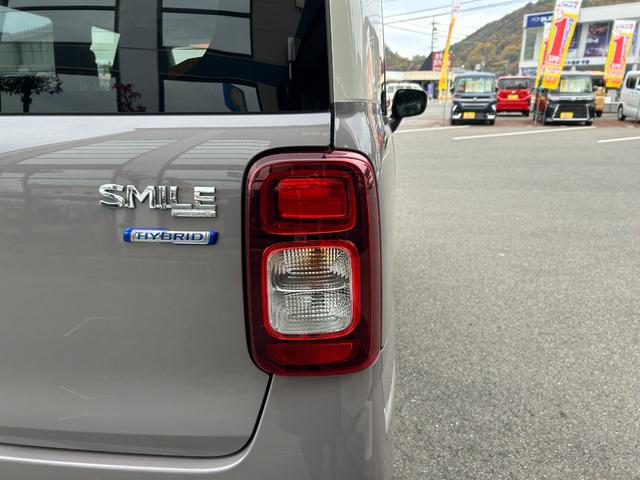 ワゴンＲスマイル ハイブリッドＳ　届出済未使用車　ＣＶＴ　両側スライド・片側電動　クリアランスソナー　オートクルーズコントロール　レーンアシスト　衝突被害軽減システム　オートライト　ＬＥＤヘッドランプ　スマートキー　電動格納ミラー（38枚目）