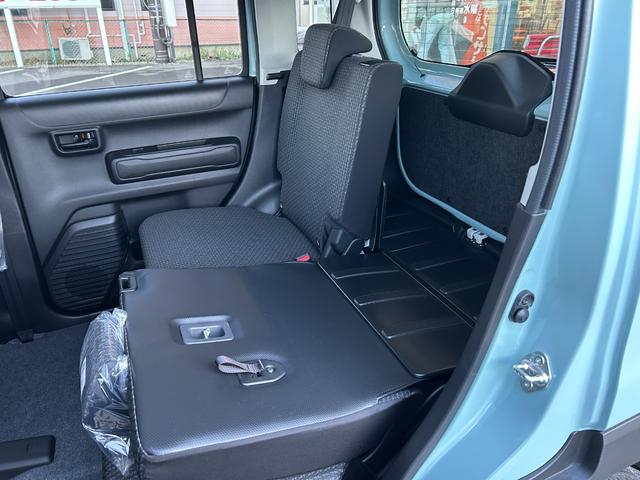 ハスラー ハイブリッドＧ　届出済未使用車　４ＷＤ　ＣＶＴ　クリアランスソナー　オートクルーズコントロール　レーンアシスト　衝突被害軽減システム　オートライト　ＬＥＤヘッドランプ　スマートキー　電動格納ミラー　シートヒーター（44枚目）