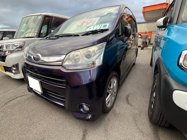 ステラ カスタムＲＳ　４ＷＤ　ターボ　オリジナル８整備付　車検令和９年３月　ＨＩＤヘッドライト　ＥＴＣ車載器　ＵＳＢ接続　プッシュスタート　スマートキー　アイドリングストップ（2枚目）