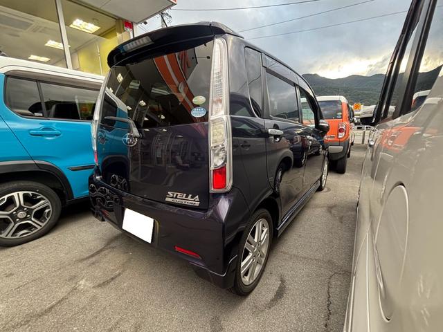 ステラ カスタムＲＳ　４ＷＤ　ターボ　オリジナル８整備付　車検令和９年３月　ＨＩＤヘッドライト　ＥＴＣ車載器　ＵＳＢ接続　プッシュスタート　スマートキー　アイドリングストップ（5枚目）