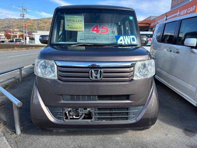 N-BOX G・ターボパッケージ 4WD オリジナル8整備付 後席フリップダウンモニター 両側電動スライドドア 純正メモリーナビ 地デジTV バックカメラ ETC車載器 プッシュスタート スマートキー HIDヘッドライト(3枚目)