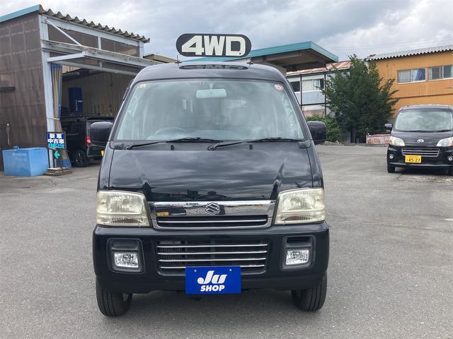 エブリイワゴン ジョイポップターボＰＺ　４ＷＤ　タイミングチェーン　タイヤ新品　リヤヒーター付き　ＣＤ／ラジオ　両側スライドドア　ＥＴＣ　キーレス　シガーライター　下まわり防錆塗装　フロアマット新品　バッテリー新品交換　車検整備付き（3枚目）