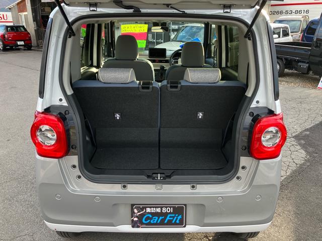 ムーヴキャンバス ストライプスＧターボ　４ＷＤ　ワンオーナー　禁煙車　プッシュスタート　クルーズコントロール　両側電動スライドドア　シートヒーター　バックカメラ　オートマチックハイビーム　オートブレーキホールド機能　電動パーキングブレーキ（21枚目）