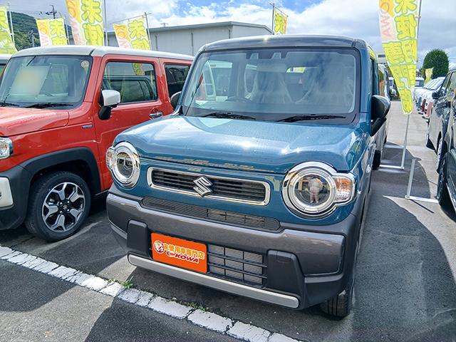 ハスラー ハイブリッドＧターボ　４ＷＤ　届出済未使用車　クリアランスソナー　オートクルーズ　レーンアシスト　衝突被害軽減システム　オートライト　ＬＥＤヘッドランプ　スマートキー　アイドリングストップ　電動格納ミラー　シートヒーター（4枚目）