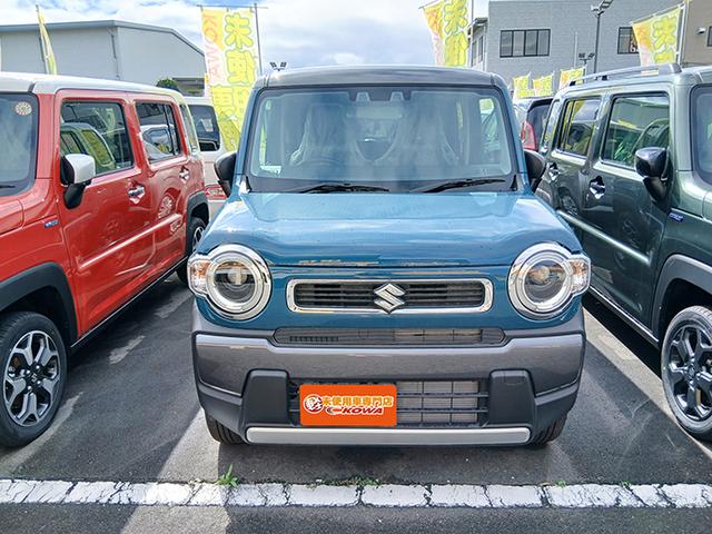 ハスラー ハイブリッドＧターボ　４ＷＤ　届出済未使用車　クリアランスソナー　オートクルーズ　レーンアシスト　衝突被害軽減システム　オートライト　ＬＥＤヘッドランプ　スマートキー　アイドリングストップ　電動格納ミラー　シートヒーター（5枚目）