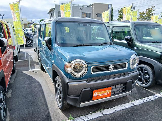 ハスラー ハイブリッドＧターボ　４ＷＤ　届出済未使用車　クリアランスソナー　オートクルーズ　レーンアシスト　衝突被害軽減システム　オートライト　ＬＥＤヘッドランプ　スマートキー　アイドリングストップ　電動格納ミラー　シートヒーター（6枚目）