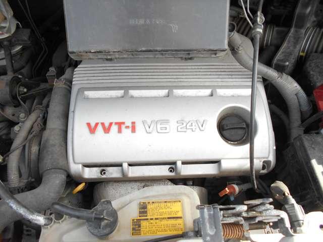 アルファードＧ ＭＳ　Ｖ６エンジン　純正ナビ　フルセグＴＶ　バックカメラ　後席ＴＶモニター　両側電動スライドドア　フルエアロ付（27枚目）