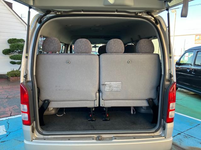 ハイエースワゴン GL 4WD 10人乗り 純正地デジDVDナビTV&バックカメラ イージークローズスライドドア ETC リヤファン&クーラー 社外15インチアルミ(44枚目)