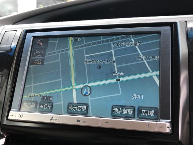 エスティマ アエラス　／４ＷＤ／後期型／ワンオーナー／両側パワースライドドア／ブルートゥース対応８インチフルセグナビ／後席フリップダウンモニター／バックカメラ／キセノンヘッドランプ（9枚目）