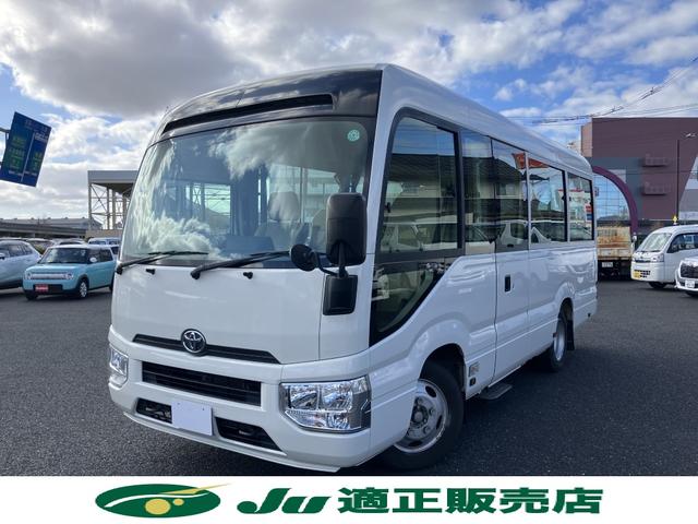 コースター ＬＸ　２５人乗り　オートグライドドア　オートステップ　センタードア（グライドドア・オート）　アクセルインターロック　リアウインドウデフォッガー　ルームラック（トレイタイプ・運転席側）　カーテン（2枚目）