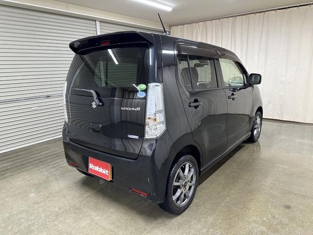ワゴンR FZ 後期型 4WD 社外フルセグナビ レーダーブレーキサポート アイドリングストップ S-エネチャージ シートヒーター ヒーテッドドアミラー 社外15インチアルミ(3枚目)