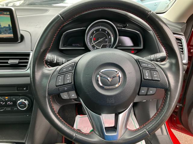 アクセラスポーツ XD ディーゼルターボ 6速マニュアル サンルーフ DVD/CD/地デジチューナー オプションエアロ(14枚目)