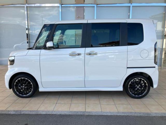 N-BOXカスタム ターボコーディネートスタイルモノトーン 保証書/純正 9インチ SDナビ/ホンダセンシング/両側電動スライドドア/シートヒーター/車線逸脱防止支援システム/シート 合皮/ヘッドランプ LED/Bluetooth接続/ETC バックカメラ(2枚目)