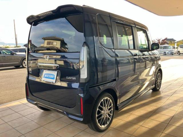 N-BOXカスタム ターボ 保証書/純正 8インチ SDナビ/両側電動スライドドア/シートヒーター/車線逸脱防止支援システム/シート ハーフレザー/ドライブレコーダー 前後/ヘッドランプ LED/Bluetooth接続 ドラレコ(3枚目)