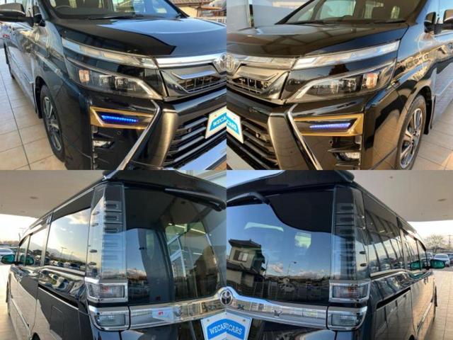 ヴォクシー ＺＳキラメキ２　新品タイヤ／エアロ／保証書／社外　１０インチ　ＳＤナビ／フリップダウンモニター　社外　１２．８インチ／衝突安全装置／両側電動スライドドア／車線逸脱防止支援システム／ドライブレコーダー　純正　フルエアロ（65枚目）