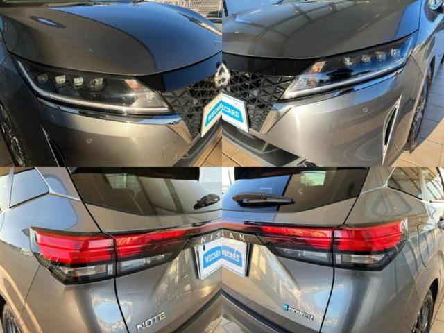 ノート X 新品タイヤ/保証書/純正 SDナビ/インテリジェントルームミラー/衝突安全装置/シートヒーター 前席/アラウンドビューモニター/車線逸脱防止支援システム/ヘッドランプ LED/USBジャック 禁煙車(58枚目)