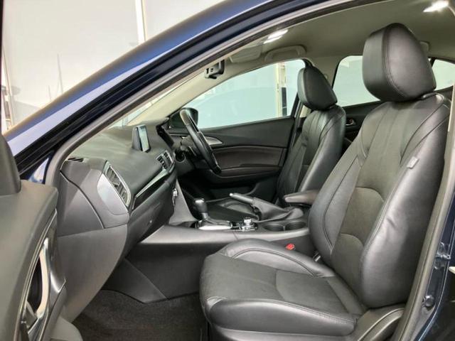 アクセラ １５ＸＤ　Ｌパッケージ　新品タイヤ／保証書／純正　ＳＤナビ／衝突安全装置／シートヒーター／３６０°ビューモニター／車線逸脱防止支援システム／シート　フルレザー／ドライブレコーダー　前後／ヘッドランプ　ＬＥＤ　革シート　ＥＴＣ（7枚目）