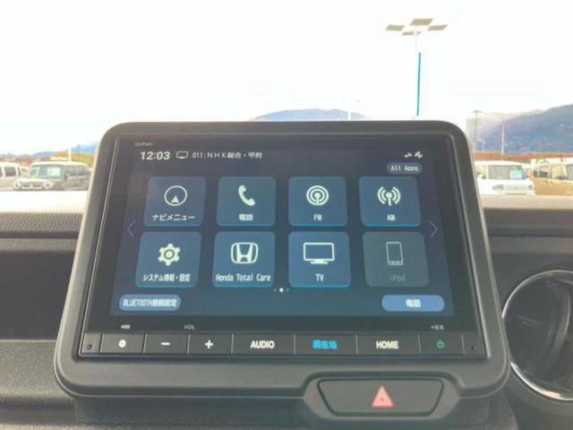 Ｎ－ＢＯＸカスタム ターボ　保証書／純正　８インチ　ナビ／ホンダセンシング／両側電動スライドドア／シートヒーター　前席／車線逸脱防止支援システム／登録済未使用車／ヘッドランプ　ＬＥＤ／Ｂｌｕｅｔｏｏｔｈ接続／ＥＢＤ付ＡＢＳ（9枚目）